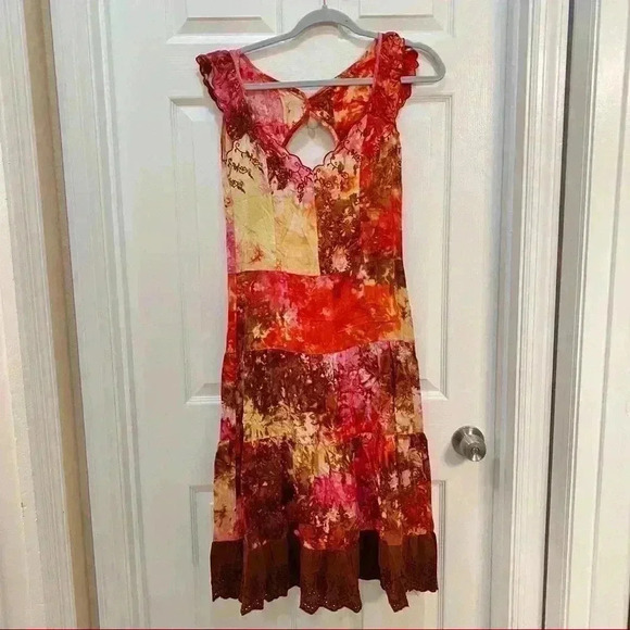 Valija Gitana tiedye gypsy flowy summer dress - Picture 6 of 6